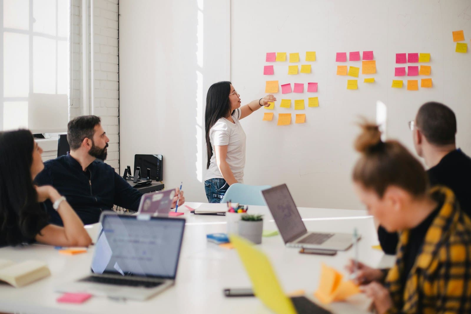 Team planning reliable BPO support for clients